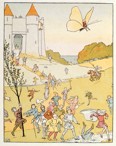Illustration aus Tom Thumb von Leonard Leslie Brooke